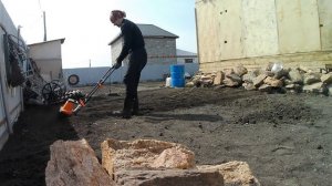 Электрокультиватор. Культиватор. Посадка картофеля. О