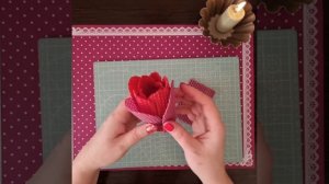 Свеча-роза из цветной вощины diy. Делаем из обрезков. #во