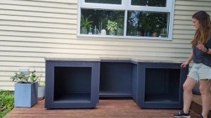 Летняя кухня на террасе. Часть 3.