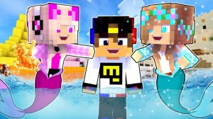 ХОЛОДНАЯ ИЛИ ГОРЯЧАЯ РУСАЛКА ЧЕЛЛЕНДЖ в МАЙНКРАФТ НО НУБ И ПРО ВИДЕО ТРОЛЛИНГ MINECRAFT Евгенбро