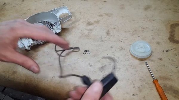 Ремонт стартера Stihl MS 180. Repair of the starter Stihl MS 180