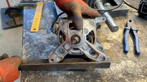 Самодельный измельчитель  веток - щепорез  из двигател