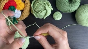 Капуста крючком. Быстрый способ вязания капусты амигу