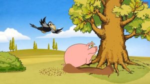 Свинья под дубом. Сказка для детей. Крылов. Басня