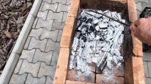 Мангал из кирпича за 2 минуты — эксперимент без раство
