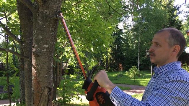 Акк Ножницы, Кусторез для живой изгороди Black&Decker смотреть онлайн