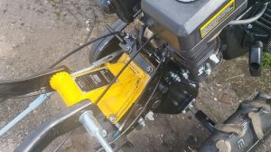 Мотоблок Huter MK-7500P. Первый запуск