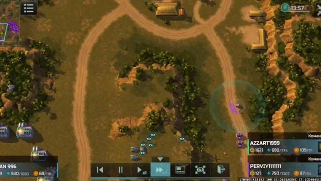 Бой от AZART999. Циклоны рулят(ускор х10)