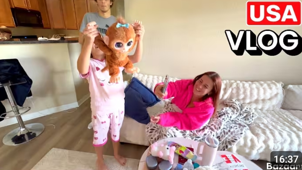 США ВЛОГ Дети вернулись Семейный ВЛОГ смотреть онлайн