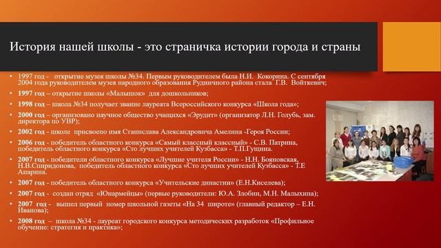 Историко - культурная летопись родного города