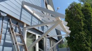 Навес на крыльцо #своимируками 🙌