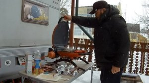 O-GRILL 700T. Первая жарка