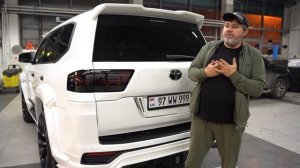 Тюнинг Toyota Land Cruiser 200 рестайлинг в 300 Wald Black Bison