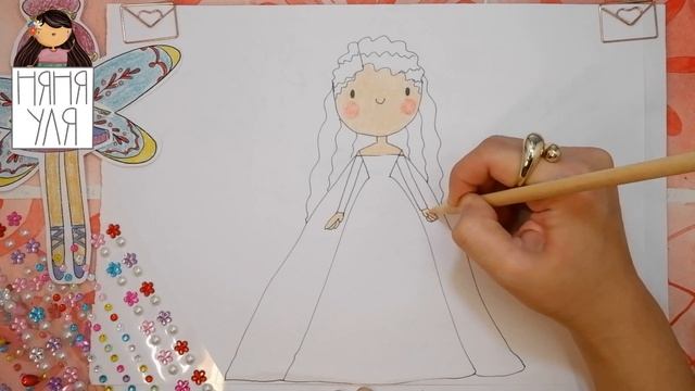 Как нарисовать принцессу ЭЛЬЗУ из мультика "Холодное ? смотреть онлайн