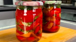 Зимой жалела, что мало заготовила! ПЕРЕЦ маринованный жареный, хоть в салат, хоть на бутерброды