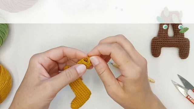 Буква Д дерево Мастер-класс Letter Д rus Crochet Pattern