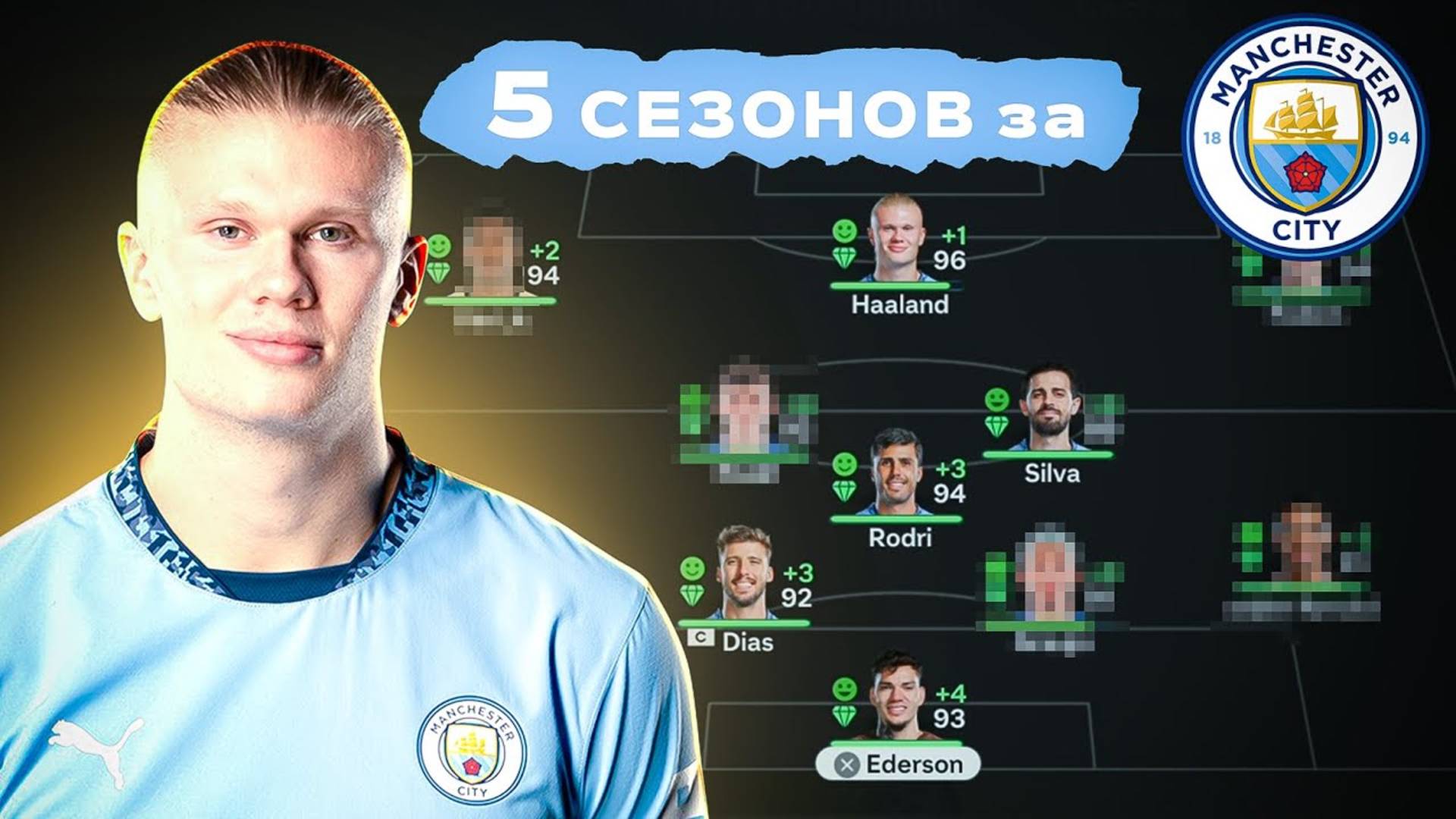 сыграл 5 СЕЗОНОВ за МАНЧЕСТЕР СИТИ в КАРЬЕРЕ ТРЕНЕРА в ФК 25 | перестройка ФИФА 25 эксперимент смотреть онлайн