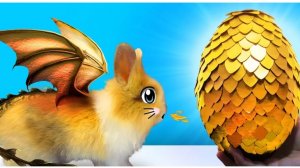 КРОЛИК БАФФИ И ОГРОМНОЕ ЯЙЦО ДРАКОНА ИЗ ШОКОЛАДА