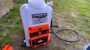 Первая обработка сада по зелёному конусу!