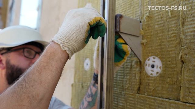 Технология и процесс монтажа вентилируемого фасада из камня. Штифтовая фасадная система “Тектос” смотреть онлайн