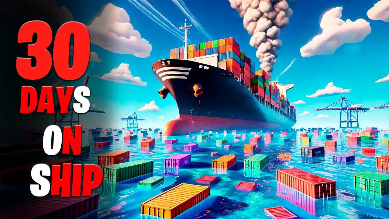 30 Days on Ship . Прохождения 2 серии. Убегаем от пиратов .#1million смотреть онлайн