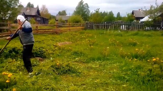 Ручной триммер.  Коса. Литовка