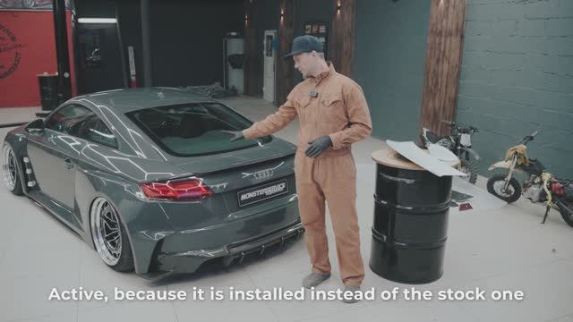 Активный спойлер Audi TT Mk3 смотреть онлайн