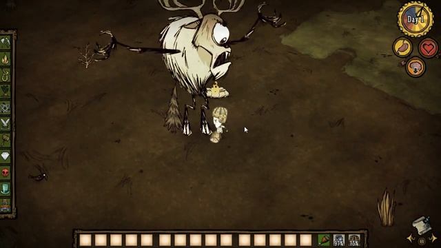 гайд как убить босса циклопа-оленя в Don't Starve Reing Of Giants