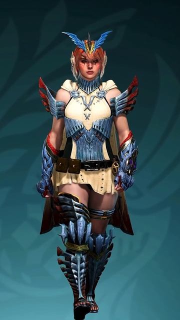 Аэрелия Многослойная Броня - MH Wilds Fashion Hunter #mhwilds