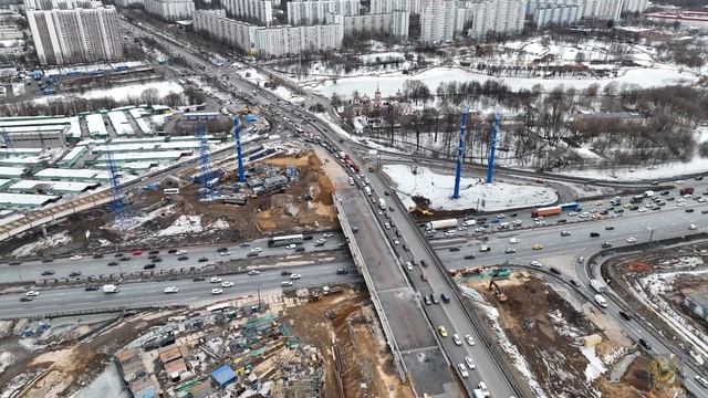 Реконструкция развязки МКАД и Алтуфьевского шоссе 14 м смотреть онлайн