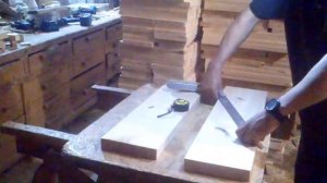 Простая скамейка без спинки своими руками