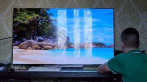 LG C3 55OLED Снимаем защитную Пленку