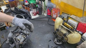 Китайский триммер 52 когда залегли поршневые кольца