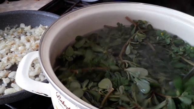 Готовим сорняк. Портулак жаренный с луком смотреть онлайн