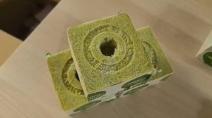 Кубики агроваты (она же минеральная вата для растений)