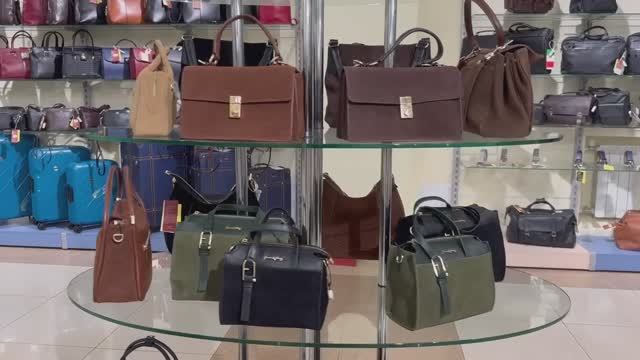 956_женские сумки из натуральной кожи и замши_ТМ Fr.Molinary смотреть онлайн