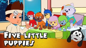 Five little puppies | Kids Song [Eng]