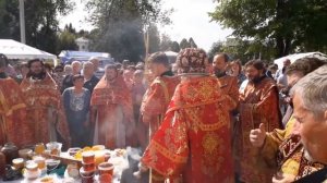Освящение мёда в городе Медынь