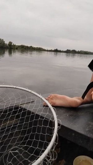 едем на катере