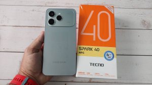Tecno Spark 40 8/256Gb Распаковка и Первое Знакомство