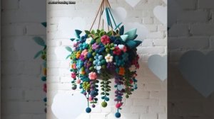 Висячие растения крючком, новые идеи 2024 | крючком | нов?