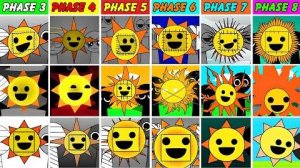Все фазы от 3 до 8: Оригинальный Sprunki, но живой против более нового СПРУНКИ!!!