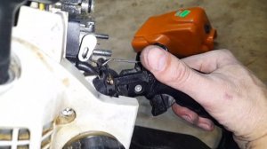 Решение проблем с выключателем на Stihl MS 180. Слетел с пос