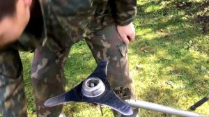 Как поменять ножи на триммере вместо лески | Как поста?