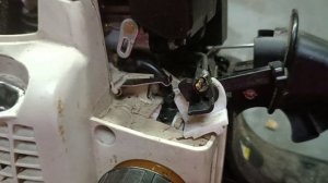 вандализм протеза STIHL MS 180, вторая попытка