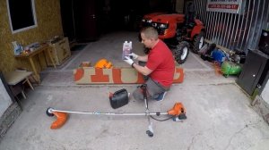 Мотокоса UFO TR 150. Проверяем в работе.