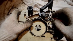 Ручной тормоз бензопилы Stihl ms 180 | Замена ленты, ручки т?