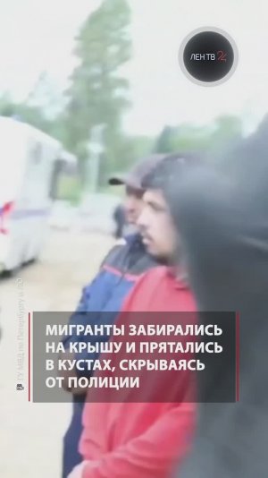 Рейд на стройке в Мурино