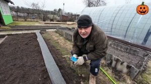 Основание для теплицы из бруса.