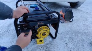 Генератор HUTER DY4000LA. Первый запуск. Инструмент экспресс